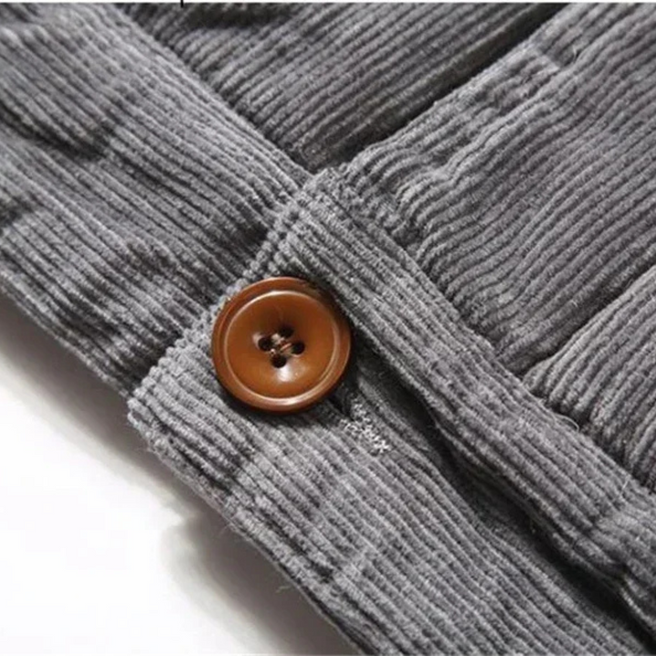 Mens Corduroy Jacket Sherpa Lined Relaxed Fit