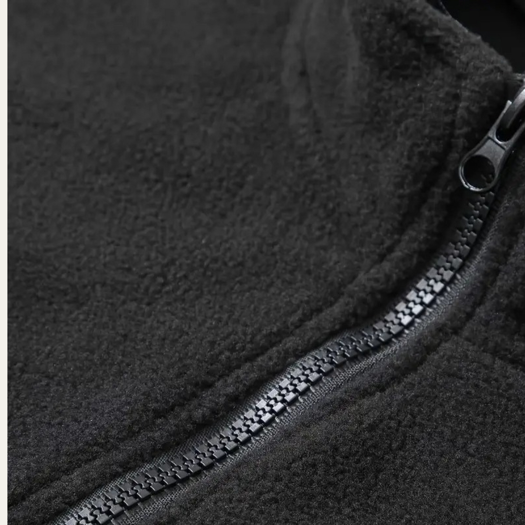 Mens Sherpa Pullover Casual Half Zip