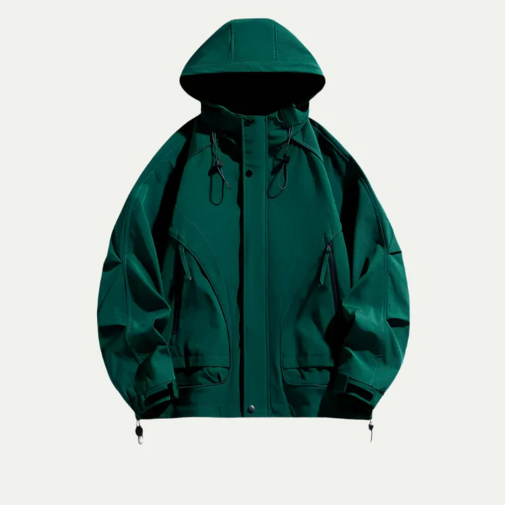 Mens Hooded Windbreaker Lightweight Technical Fit