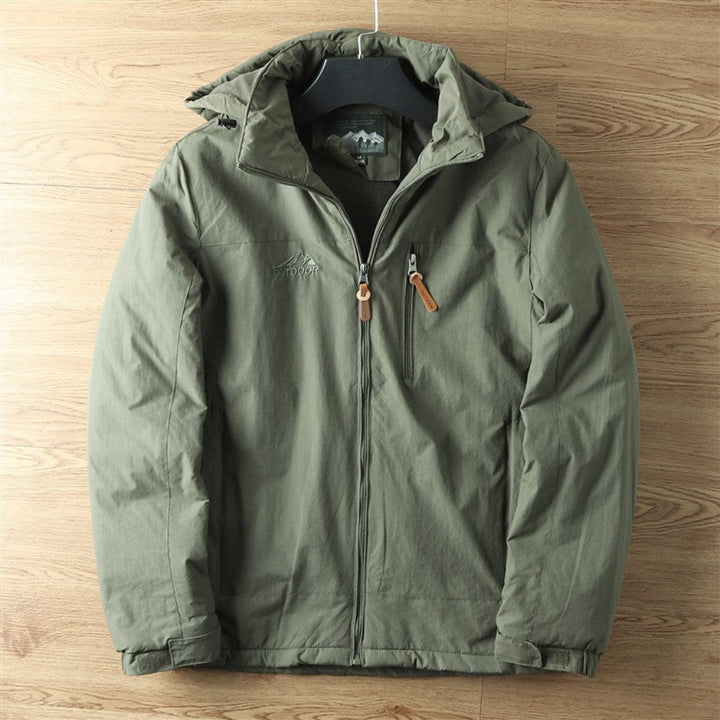Mens Outdoor Jacket Waterproof Breathable Hooded