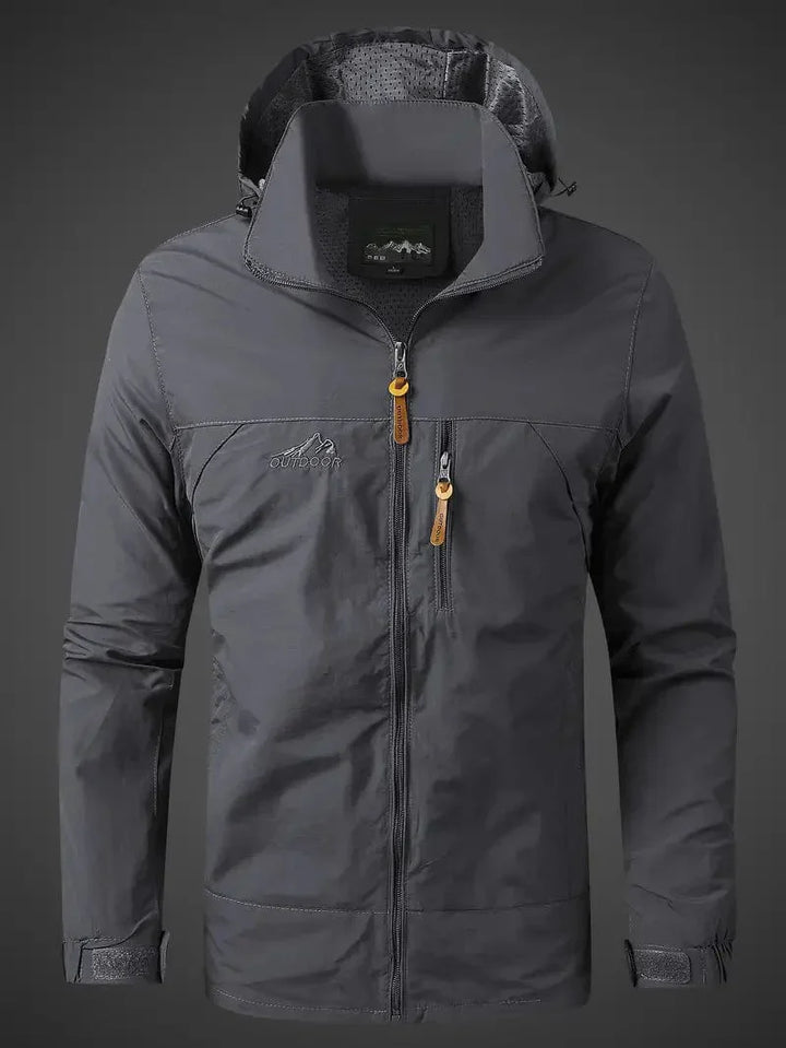Mens Waterproof Outdoor Jacket with Hood