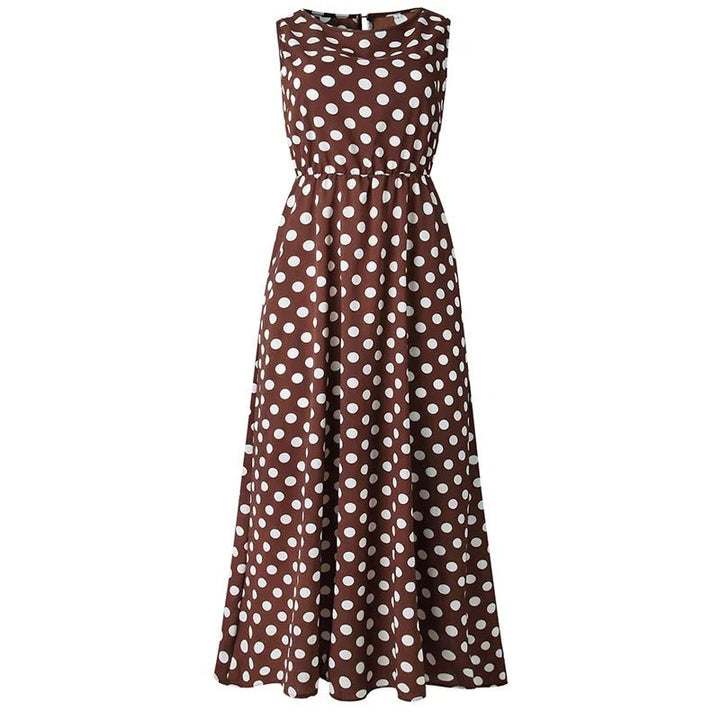 Womens Sleeveless Dress Elegant Fit - BritishMode