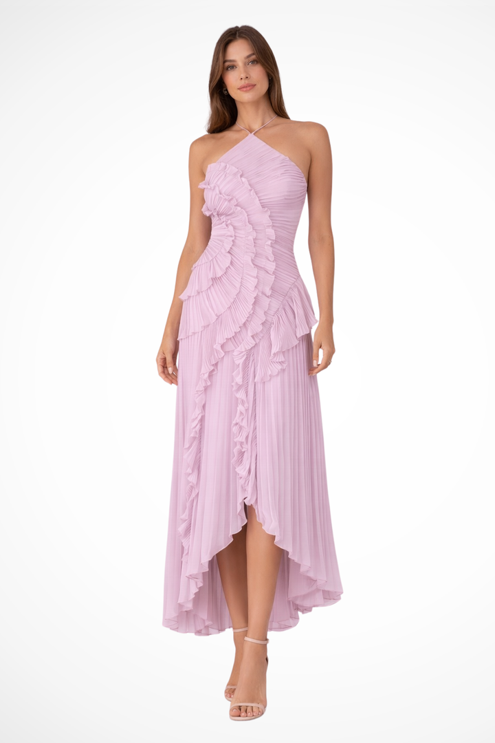 Womens Romantic Flow Dress Wedding Guest