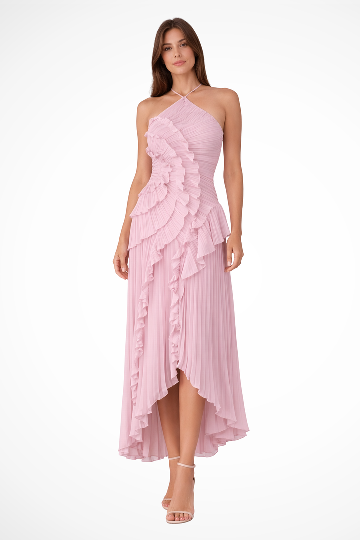 Womens Romantic Flow Dress Wedding Guest - BritishMode