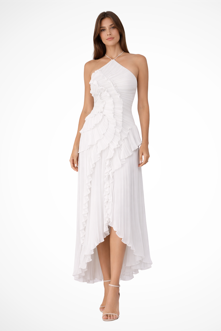 Womens Romantic Flow Dress Wedding Guest