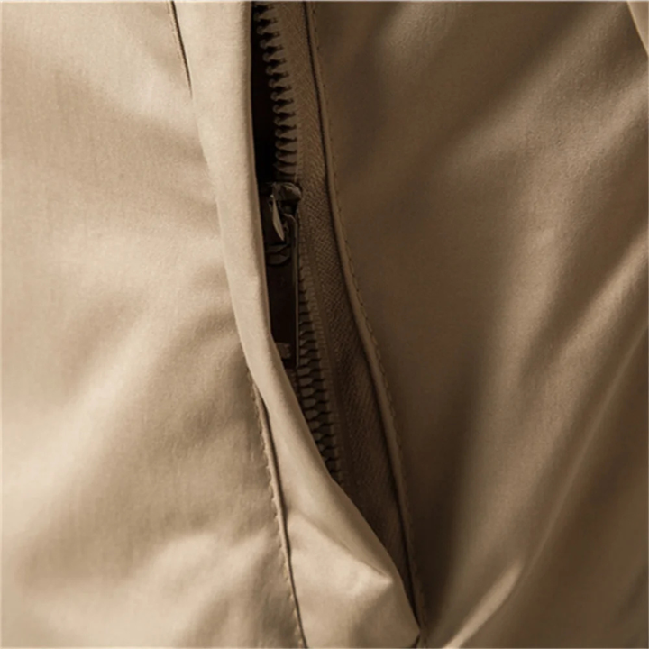 Mens Lightweight Bomber Jacket Zip-Up Casual Fit