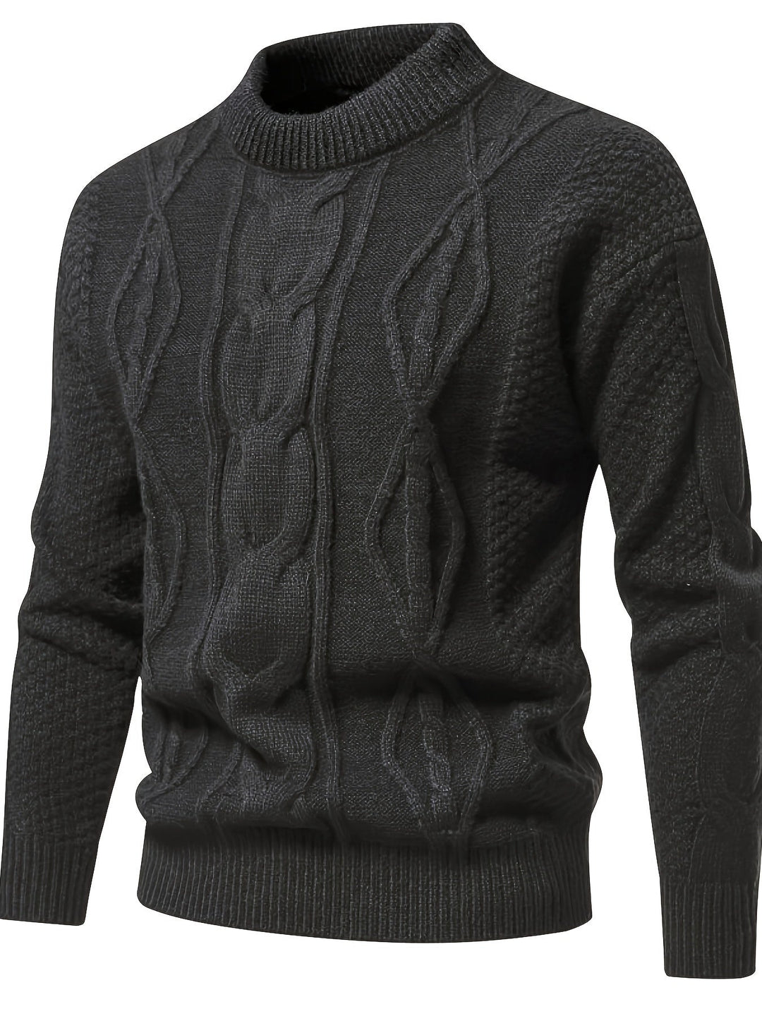 Mens Knit Sweater Vintage Style Regular Fit