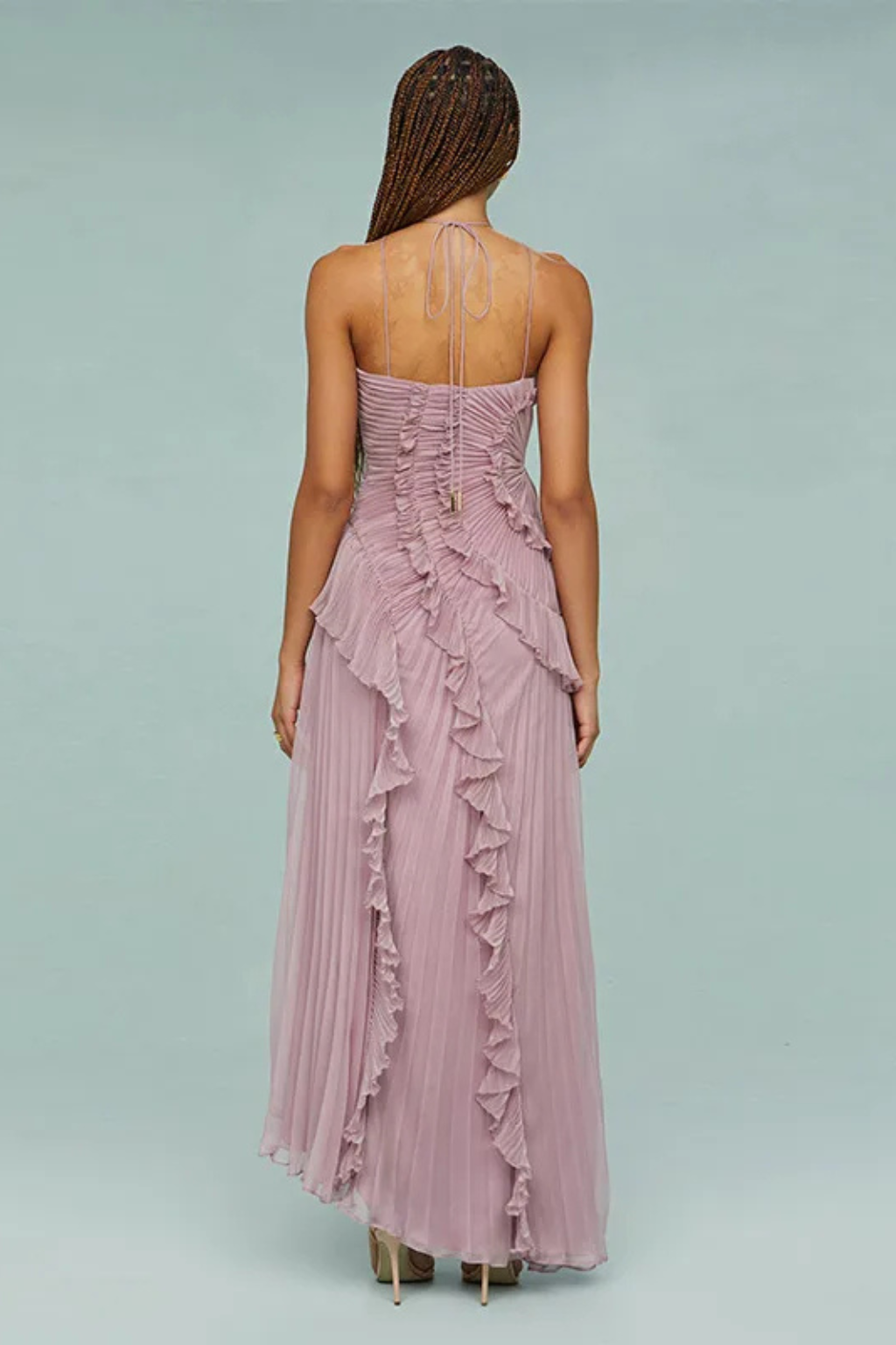 Womens Romantic Flow Dress Wedding Guest