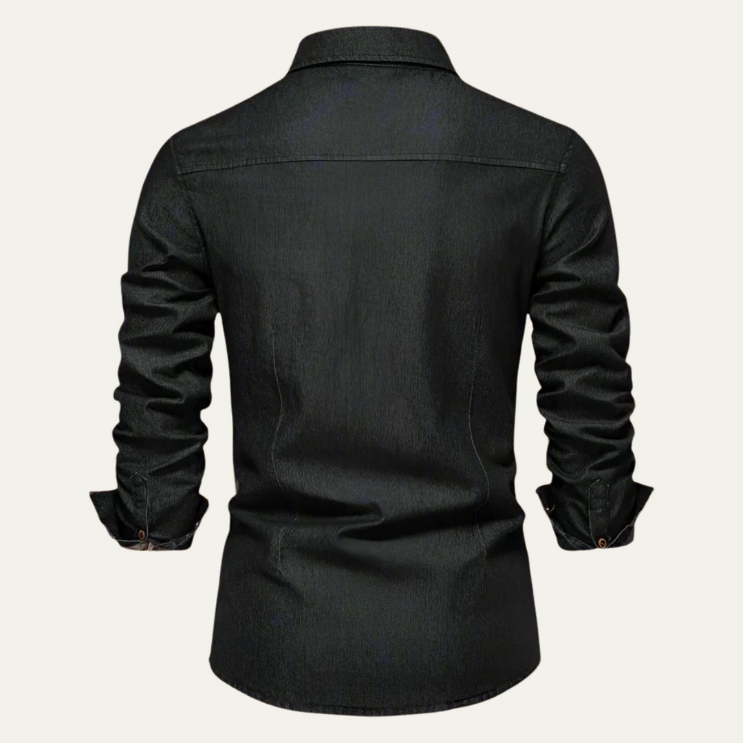 Mens Denim Shirt Classic Fit