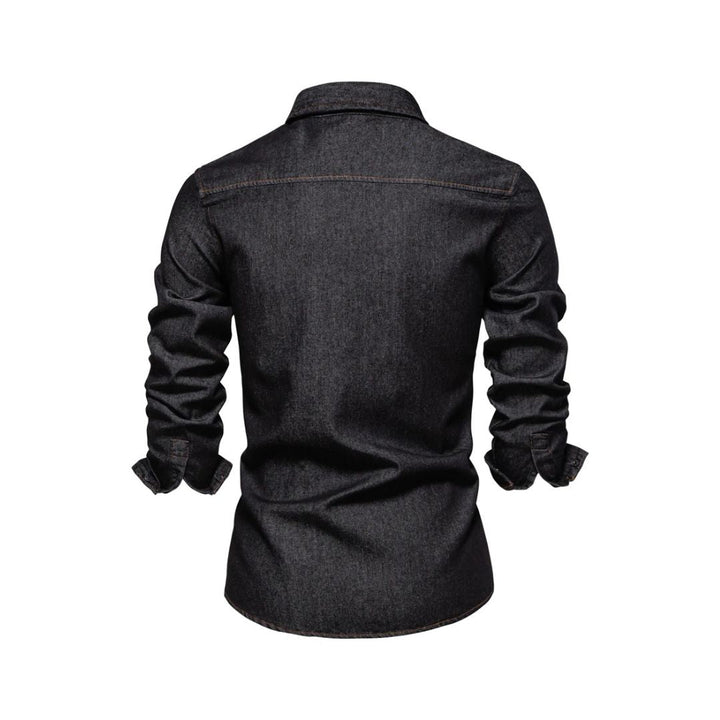 Mens Denim Shirt Casual Fit with Pockets