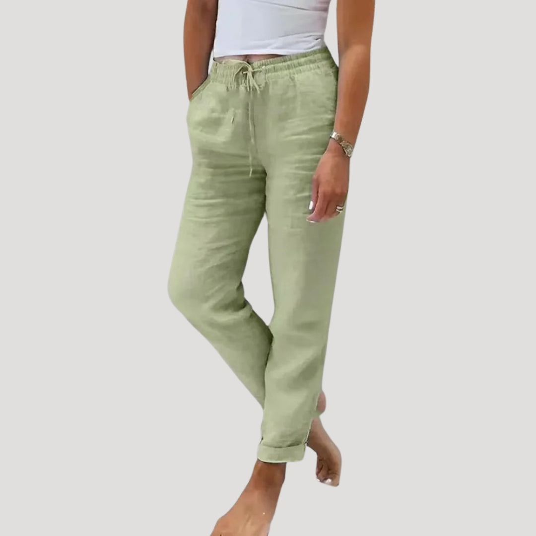 Womens Summer Pants Breathable Comfortable Fit - BritishMode