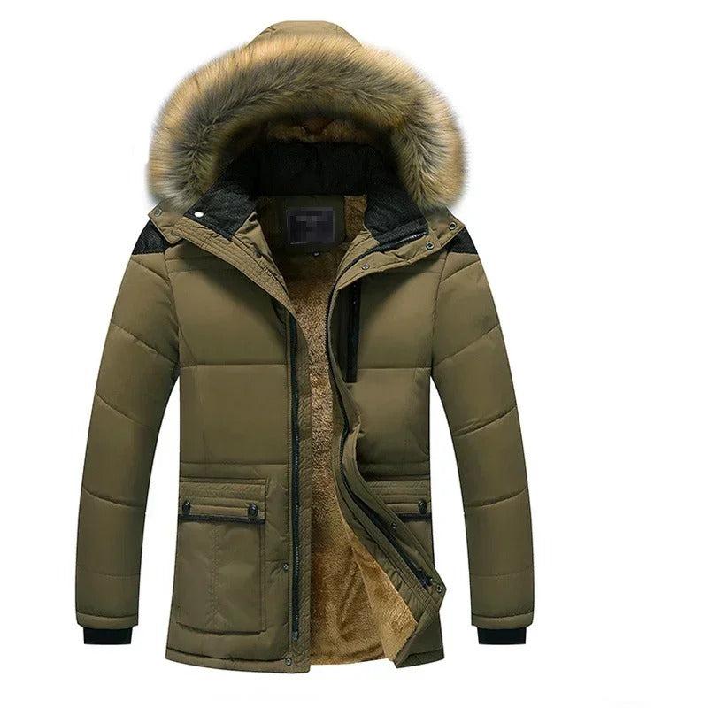 Unisex Padded Parka Jacket Warm Insulated Fit