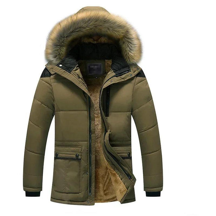 Unisex Padded Parka Jacket Warm Insulated Fit