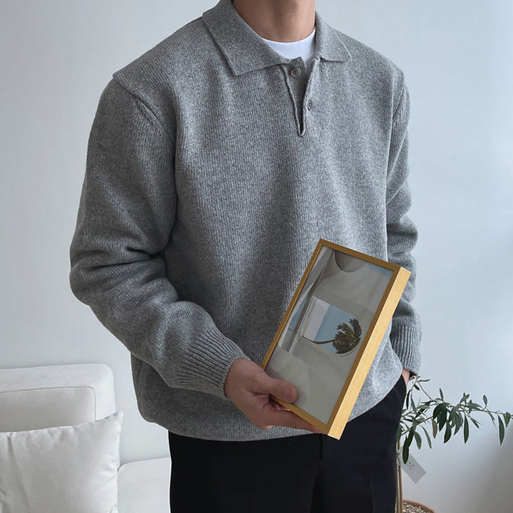 Mens Crew Neck Sweater Classic Fit - BritishMode