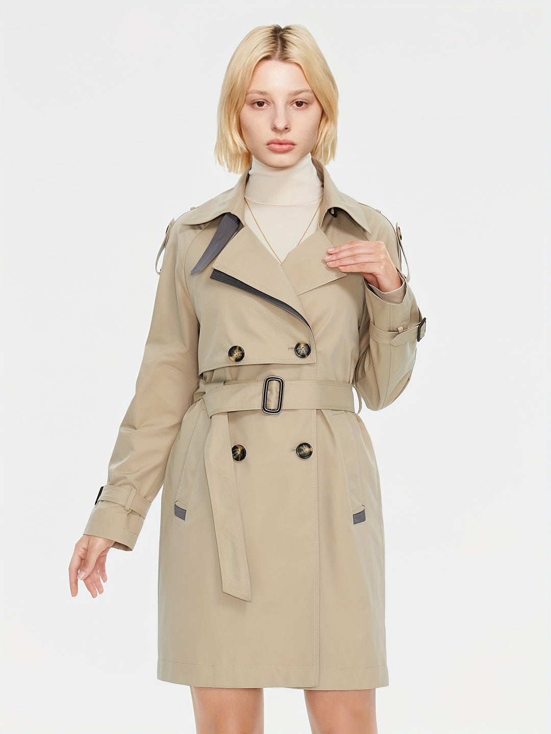 Womens Raincoat Elegant Classic Fit