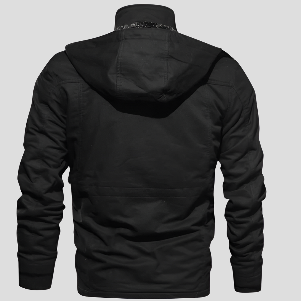 Mens Jacket Wind Resistant Insulated Warm