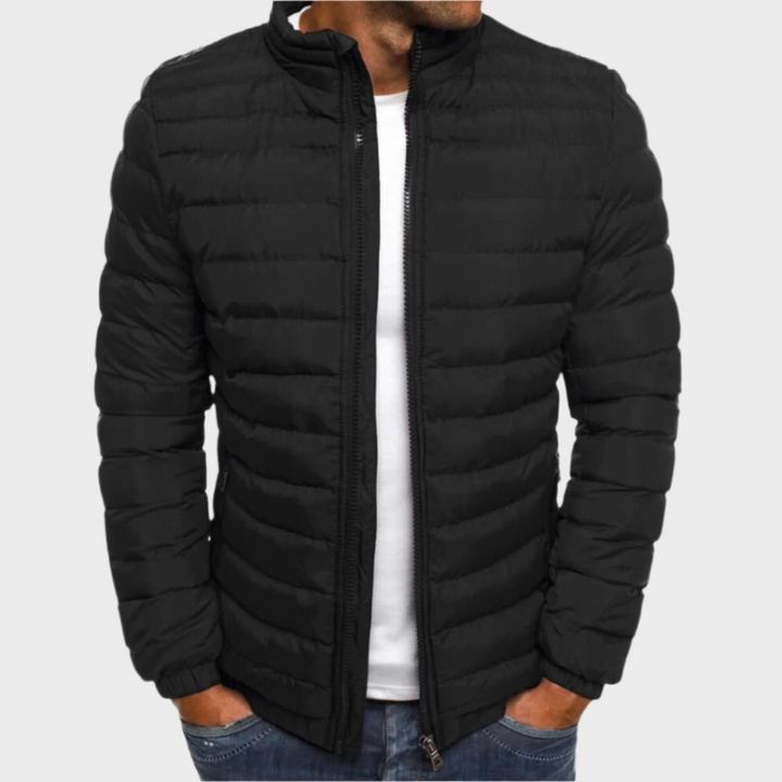 Mens Quilted Puffer Jacket Lightweight Casual Fit - BritishMode