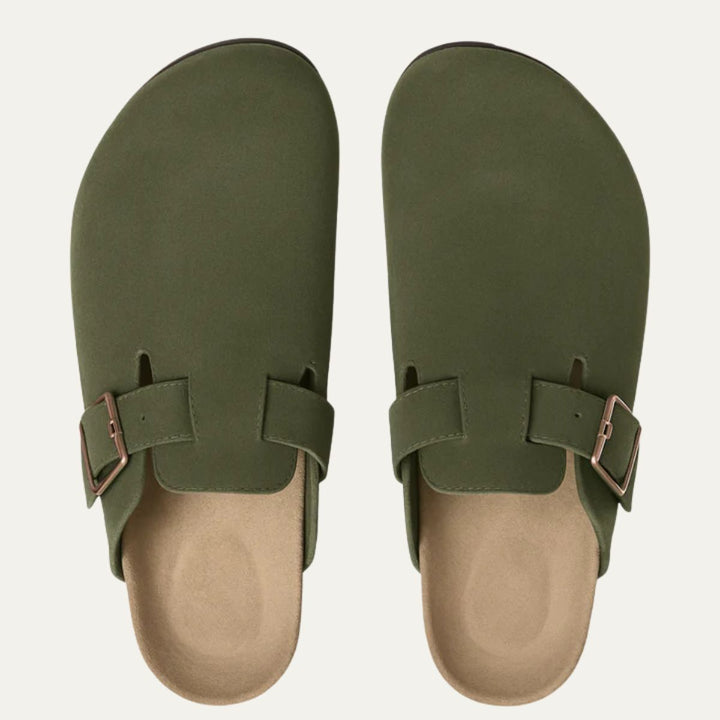 Mens Suede Moccasin Slippers Relaxed Fit Classic Style