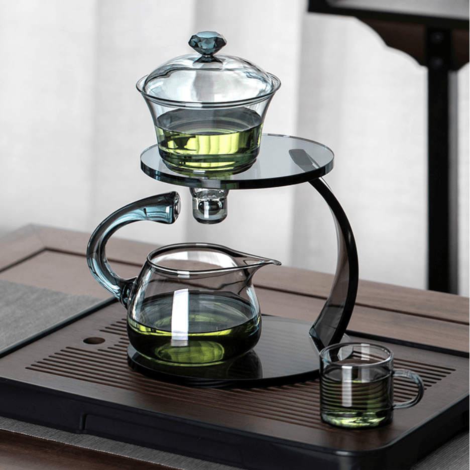 Automatic Glass Tea Infuser Elegant Design - BritishMode