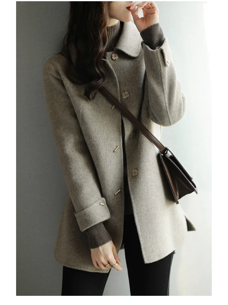 Womens Long Trench Coat Classic Elegant Fit - BritishMode