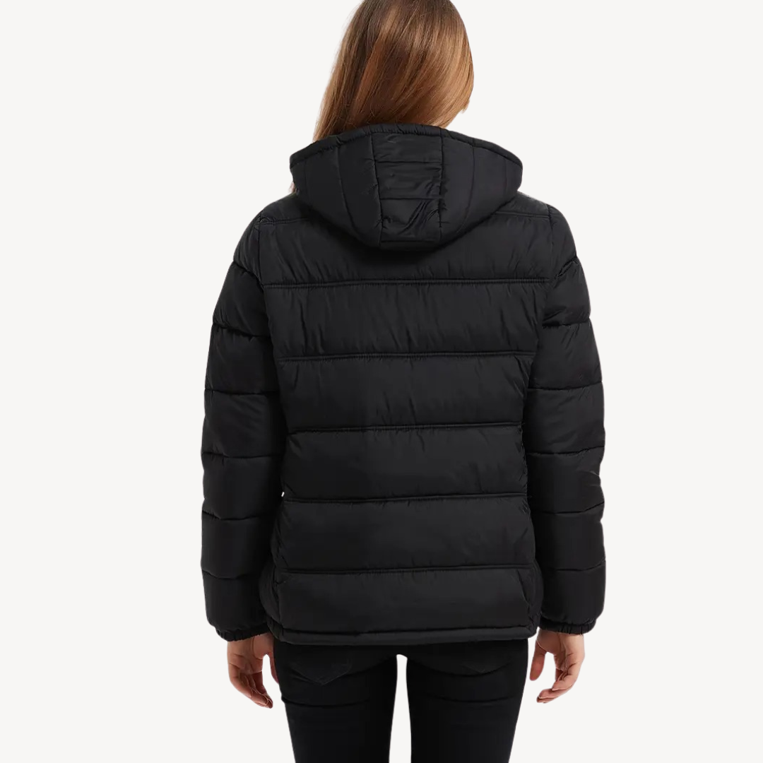 Womens Puffer Jacket with Hooded Design