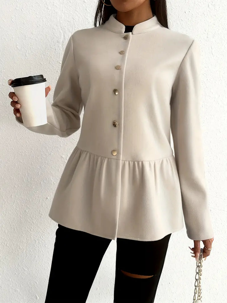 Womens Long Sleeve Top Classic Fit Cotton - BritishMode