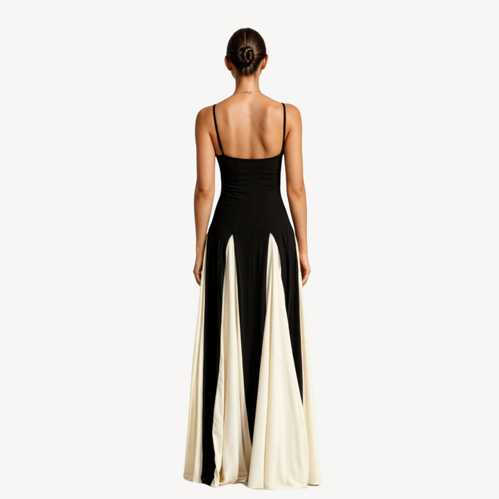 Womens Evening Maxi Dress Satin Fabric