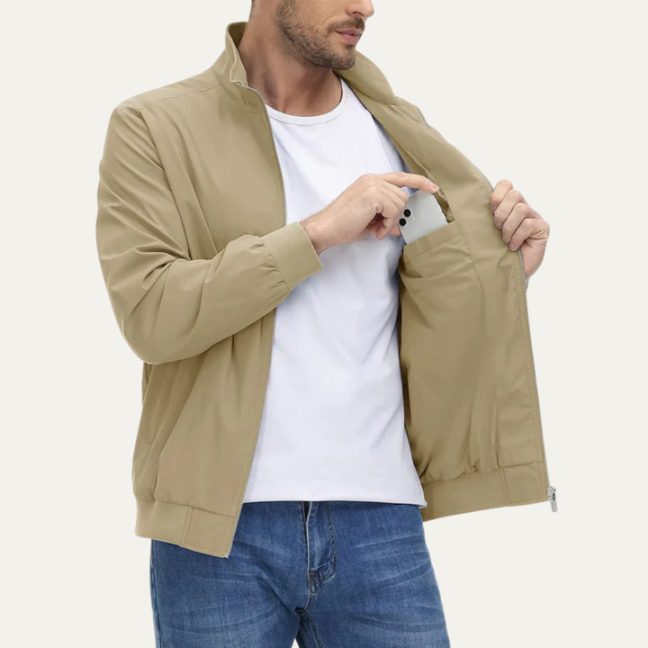 Mens Windbreaker Jacket Lightweight Full Zip