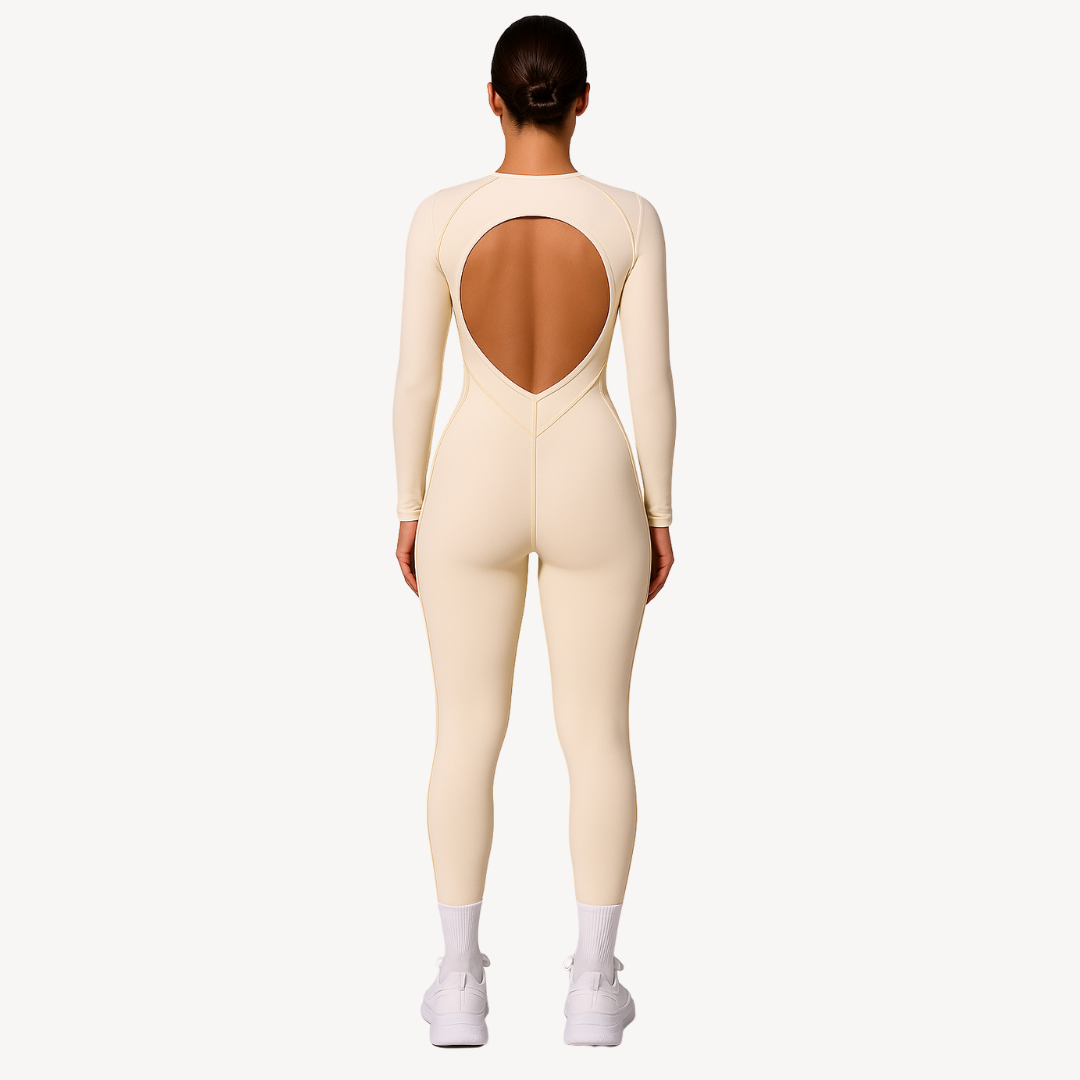 Womens Activewear Bodysuit Stretch Fit