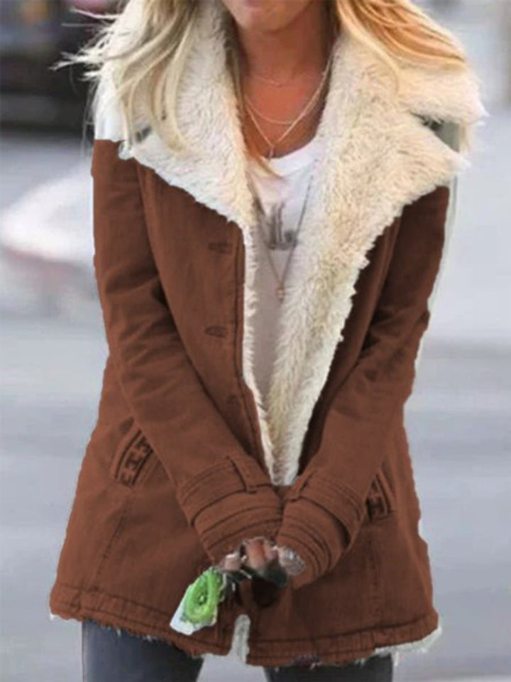 Womens Parka Coat Insulated Warm Fit