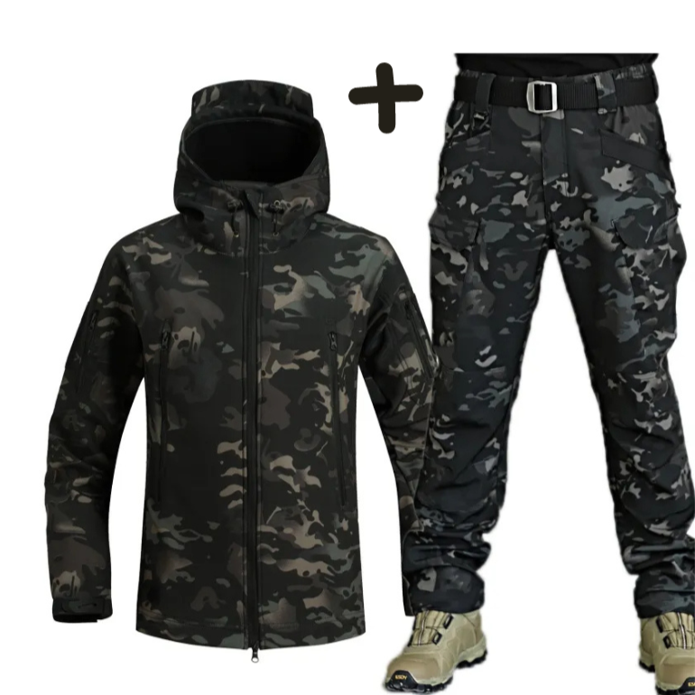 Mens Military Jacket and Pants Set Rugged Durable Fit