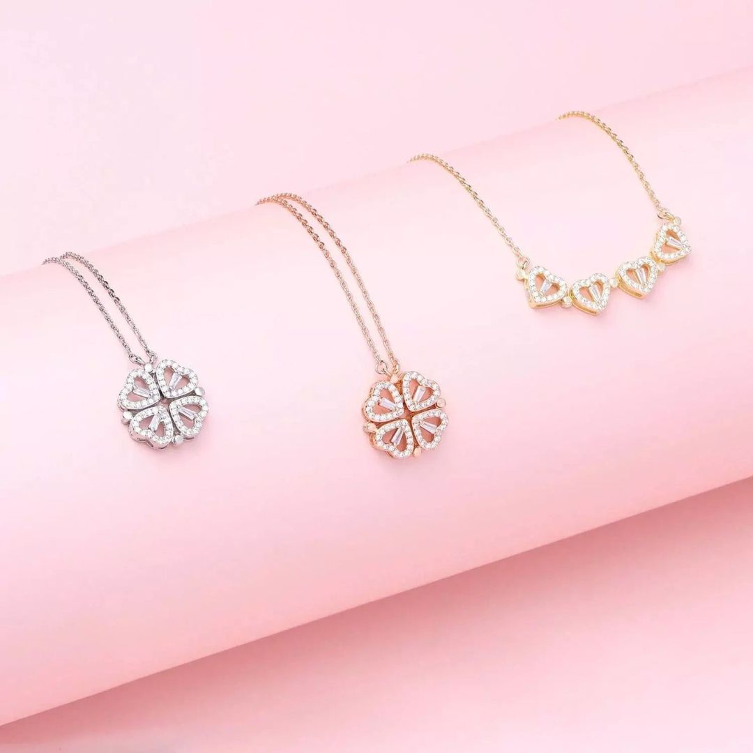 Womens Necklace with Heart Pendant - BritishMode