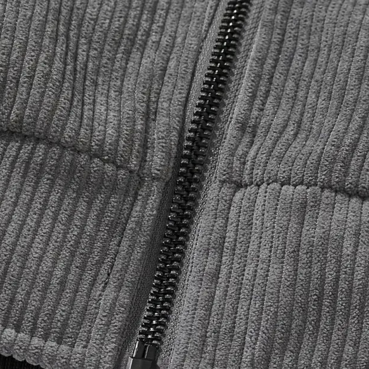 Mens Bomber Jacket Corduroy Sherpa Lined