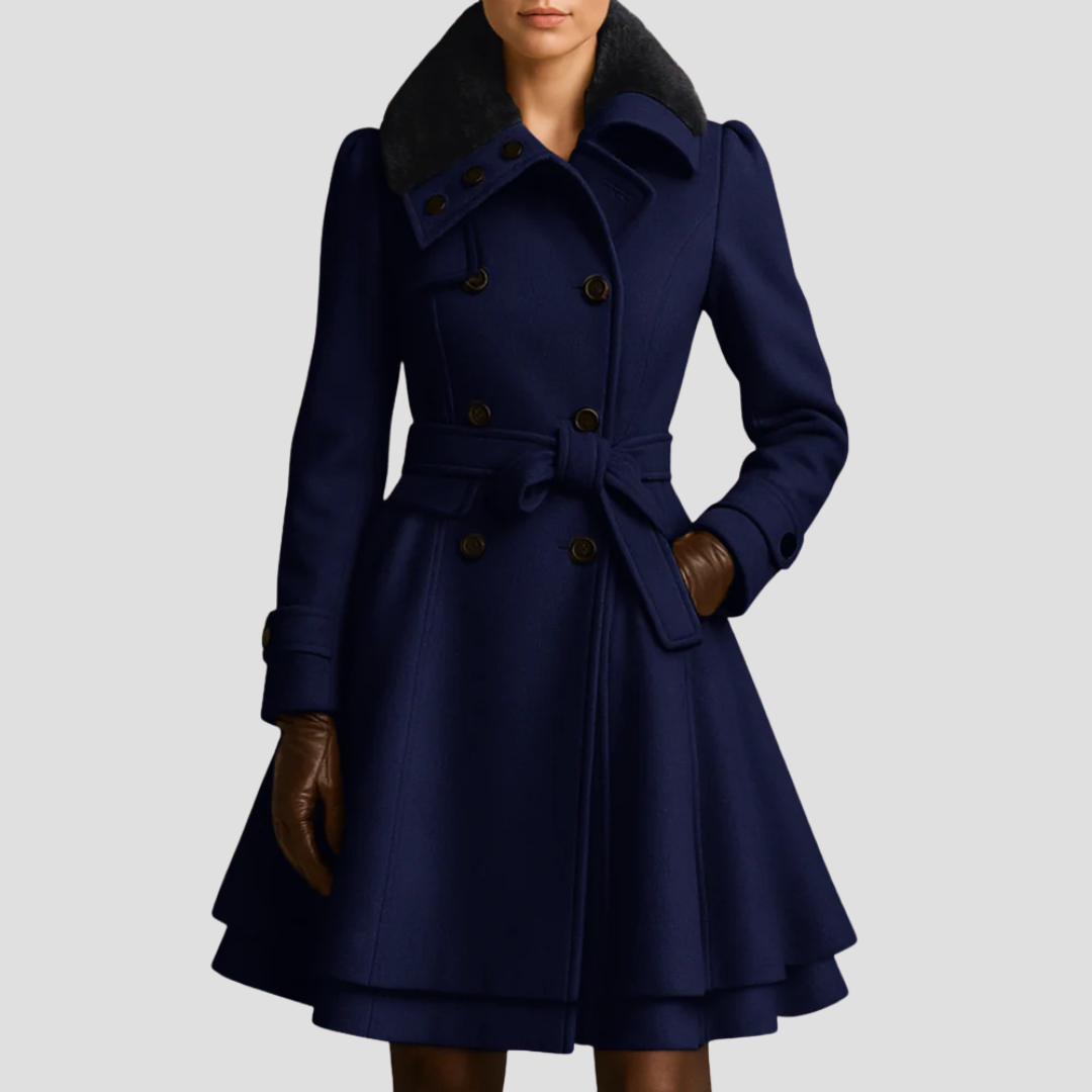 Womens Faux Fur Parka Coat Warm Fit