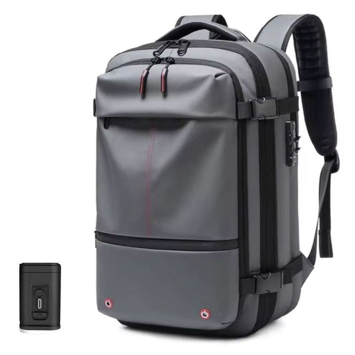Unisex Compact Travel Backpack with Vacuum Storage Bags - BritishMode