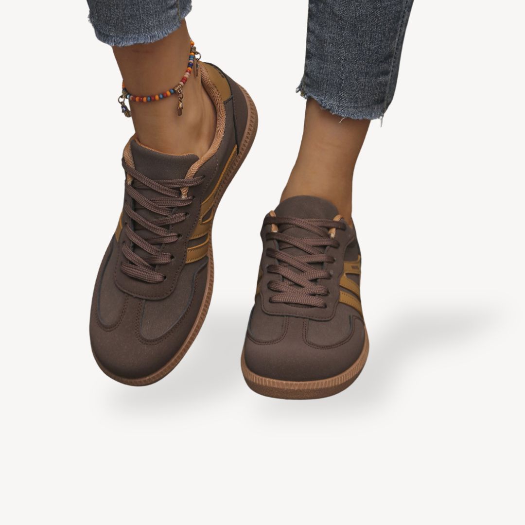 Womens Suede Orthopedic Sneakers Casual Fit