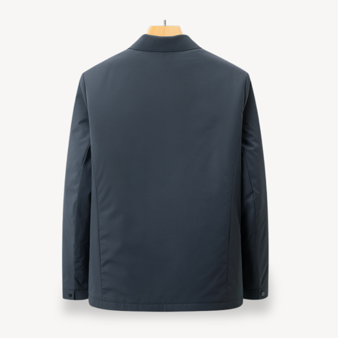 Mens Puffer Jacket Quilted Lined Winter Fit