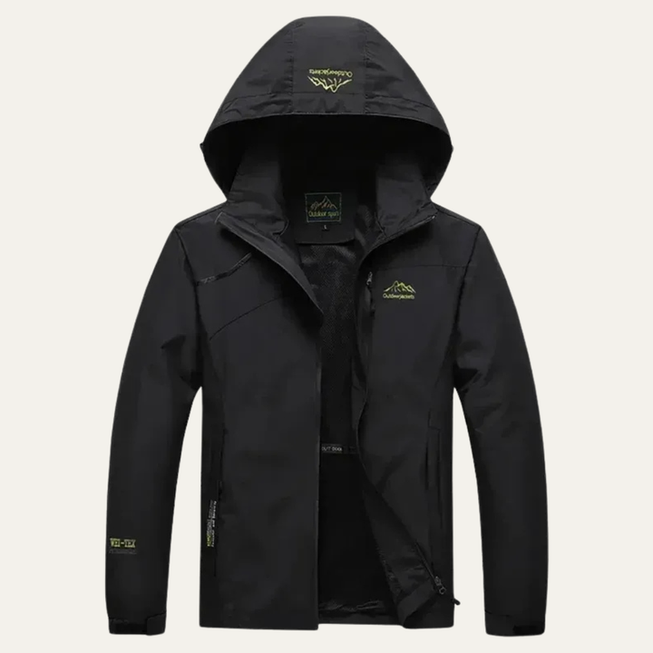 Mens Waterproof Technical Rain Jacket Windbreaker