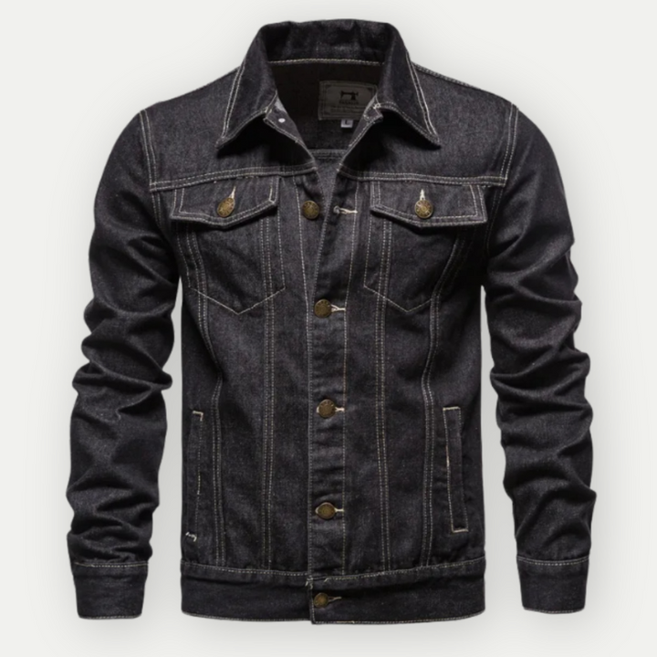 Mens Denim Jacket Trucker Style - BritishMode