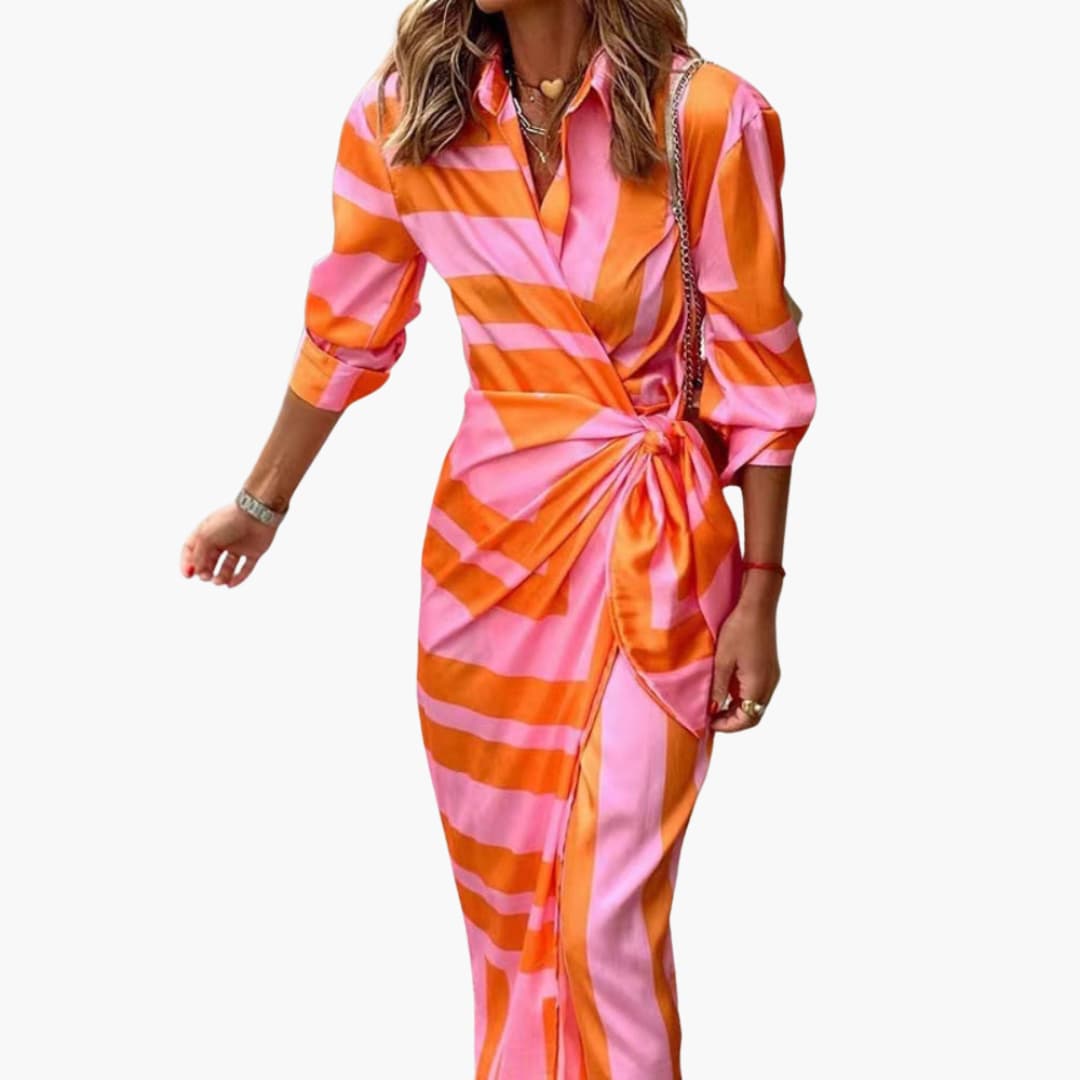 Womens Wrap Dress Lightweight Everyday Summer Style - BritishMode