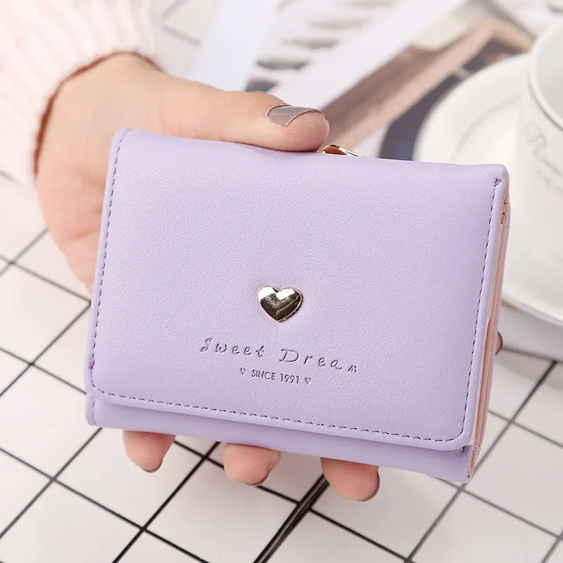 Womens Mini Organizer Wallet Compact Slim Design