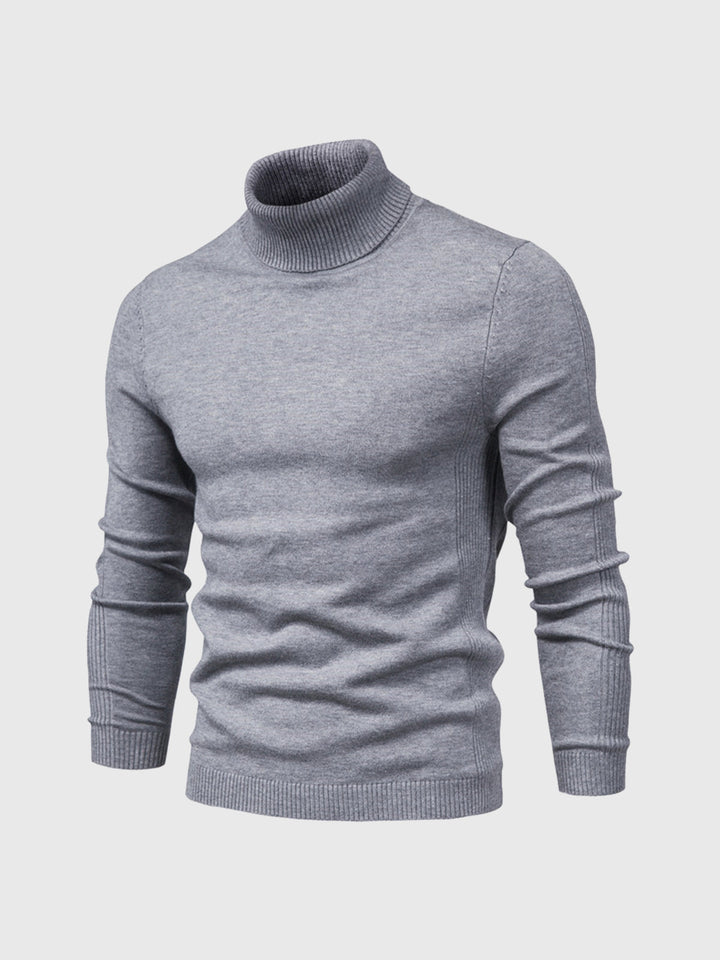 Mens Turtleneck Sweater Washable High Quality