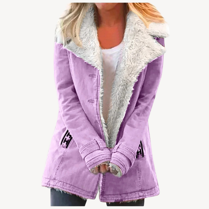 Womens Winter Jacket with Fleece Lining Regular Fit - BritishMode