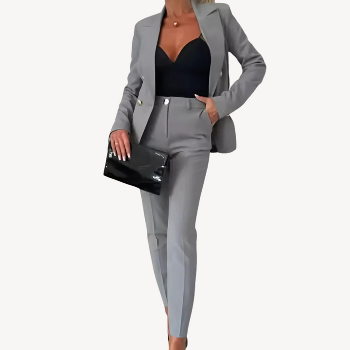 Womens Suit Set Blazer and Pants Tailored Fit