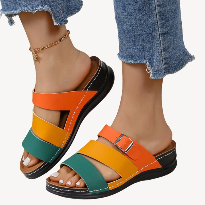 Womens Orthopedic Sandals Genuine Leather Comfortable Fit