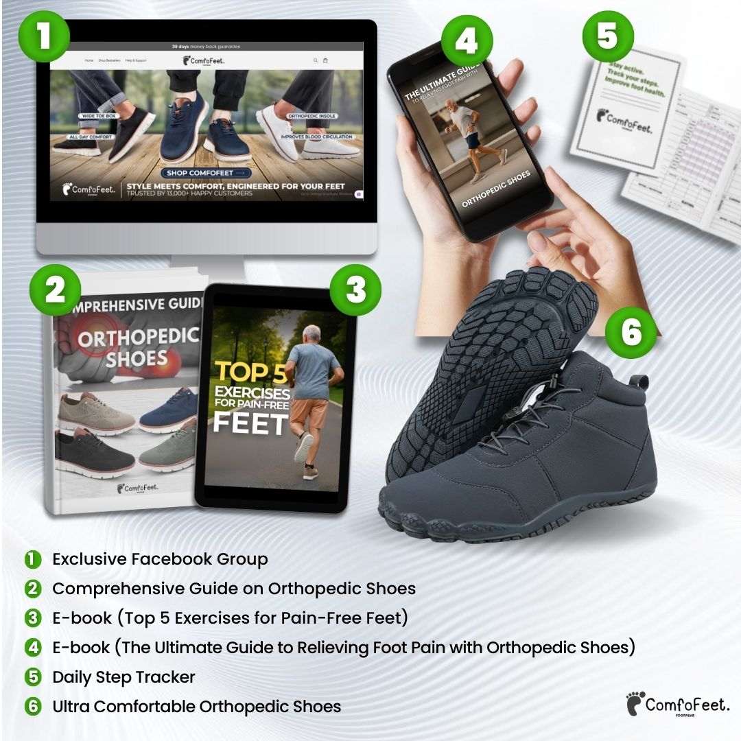 Unisex Winter Shoes Water-Resistant Non-Slip Wide Toe Box