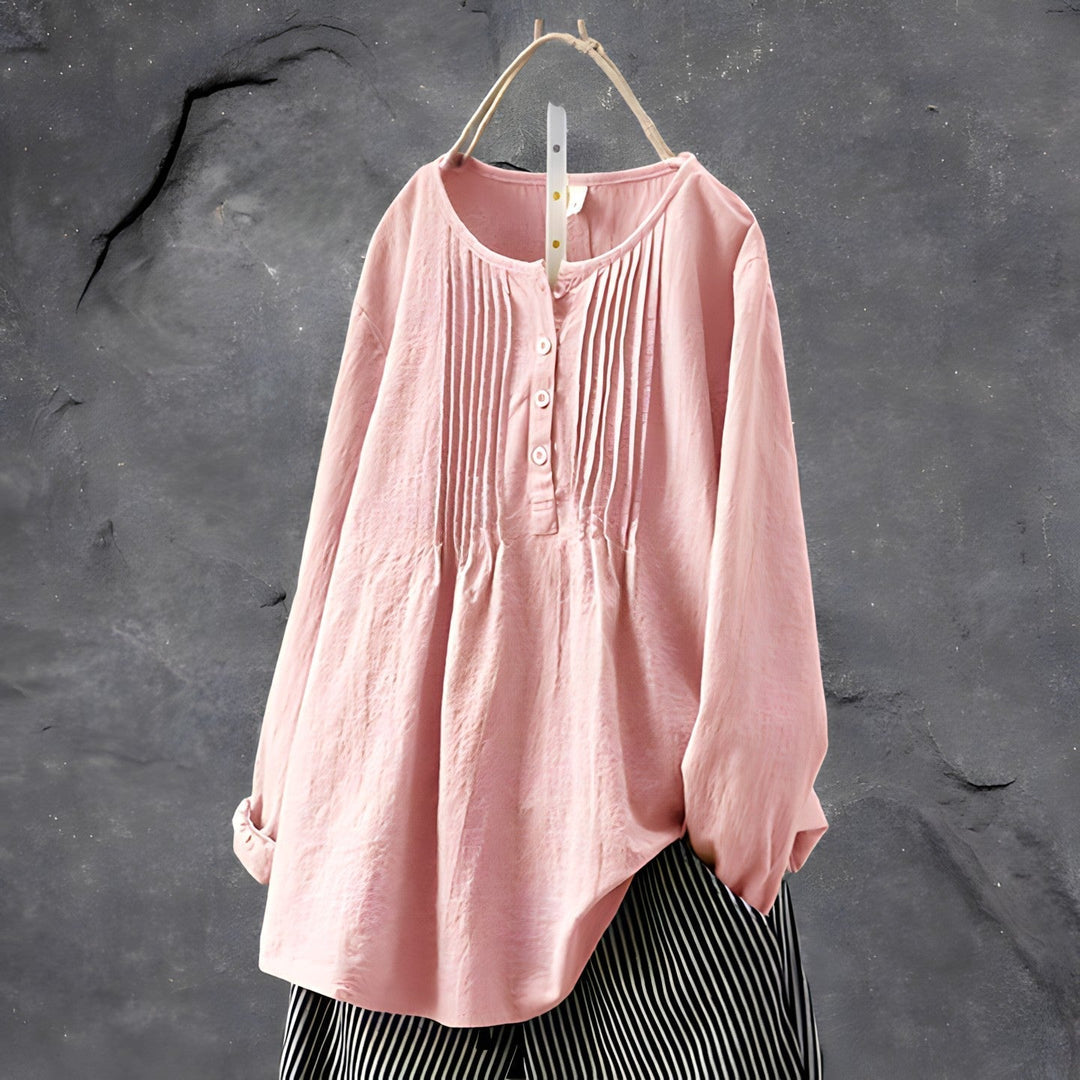 Womens Tunic Top Stretchy Flattering Relaxed Fit
