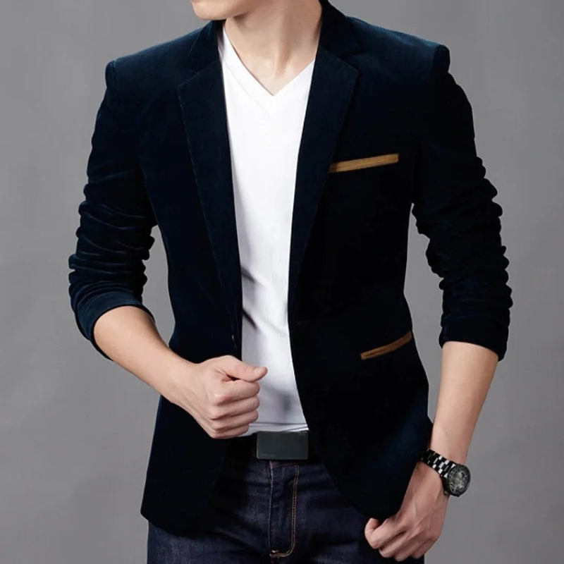 Mens Tailored Jacket One Button Classic Fit