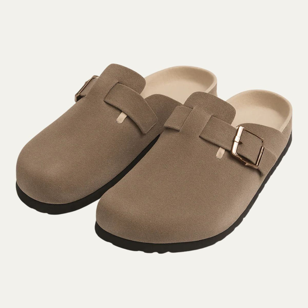 Mens Suede Moccasin Slippers Relaxed Fit