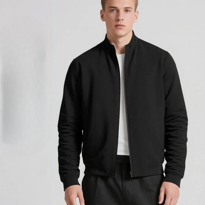 Mens Bomber Jacket Lightweight Stylish Fit - BritishMode